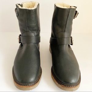 Madewell the Casey shearling boots size 6